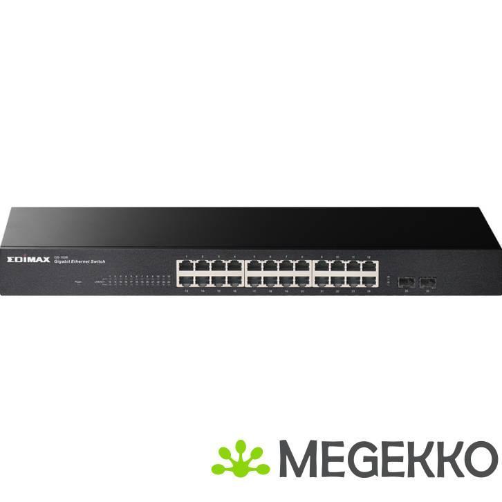 26-Port Gigabit Switch with 2 SFP Ports, Computers en Software, Overige Computers en Software, Nieuw, Verzenden
