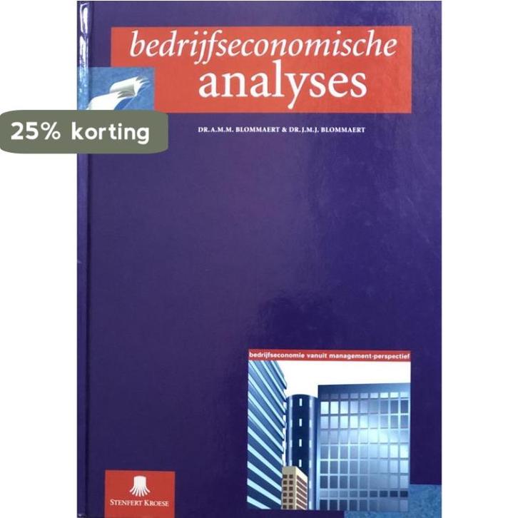 .Econ.Analys mische analyses 9789020725971 Blommaert, Livres, Livres scolaires, Envoi