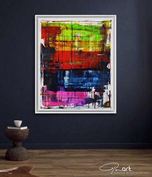 Parscha Mirghawameddin - Making The Action - XXL, Antiek en Kunst, Kunst | Schilderijen | Modern