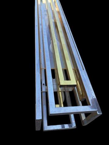 Lampe murale - Laiton, plexiglas