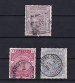 Groot-Brittannië 1883/1884 - set van 3 postzegels Queen, Postzegels en Munten, Postzegels | Europa | UK, Gestempeld