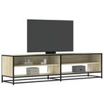 vidaXL Tv-meubel 180,5x40x46 cm bewerkt hout sonoma, Huis en Inrichting, Kasten |Televisiemeubels, Verzenden, Nieuw