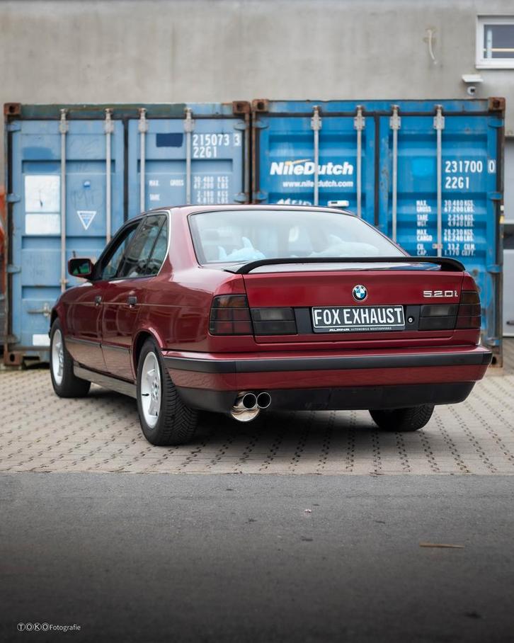 FOX BMW E34 520i einddemper inclusief extra beugel - 2x76 Ty, Auto-onderdelen, Uitlaatsystemen, Nieuw, Verzenden