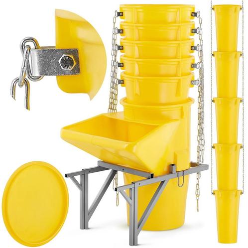 Stortkoker - met draagconstructie - 10m - 11-delig - Ø 60.., Doe-het-zelf en Bouw, Overige Doe-Het-Zelf en Bouw, Nieuw, Ophalen of Verzenden