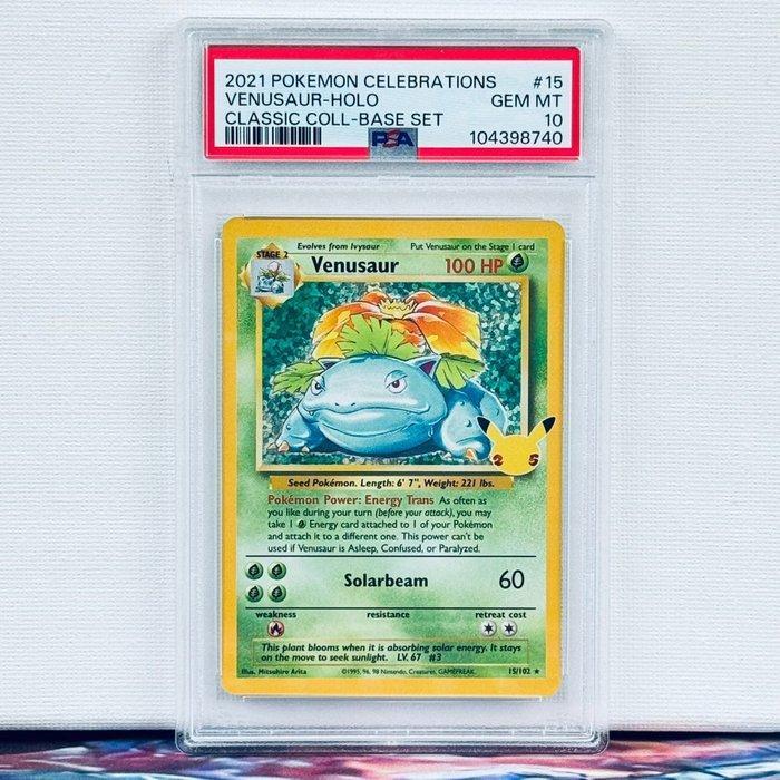 Pokémon Graded card - Venusaur Holo #15 Celebrations -, Hobby en Vrije tijd, Verzamelkaartspellen | Pokémon