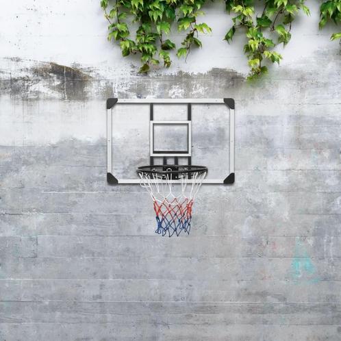 vidaXL Basketbalbord 90x60x2,5 cm polycarbonaat transparant, Sport en Fitness, Basketbal, Nieuw, Verzenden