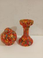 Vaas - Glas - stile deco, Antiek en Kunst