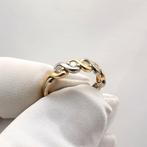 Ring - 18 karaat Geel goud, Witgoud - 0.48ct. tw. Diamant, Nieuw