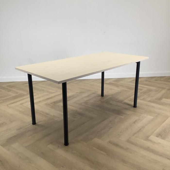 Eromes kantinetafel 160x80 cm, Ahorn blad  - antraciet poten, Articles professionnels, Aménagement de Bureau & Magasin | Mobilier de bureau & Aménagement