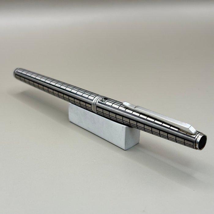 Platinum - Riviere (engraved black check) - 14K white gold, Collections, Stylos