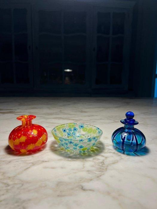 Vaas (3) - Glas - Moini sculpture Murano, Antiek en Kunst, Antiek | Glaswerk en Kristal