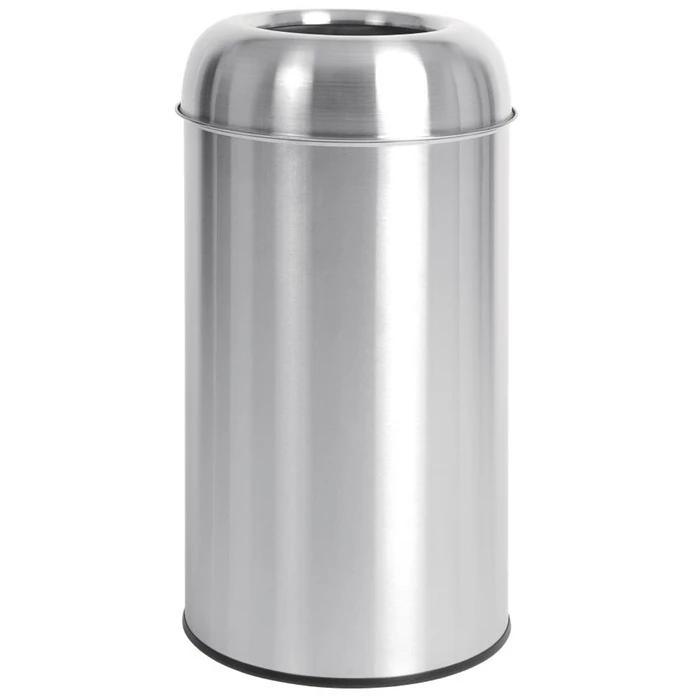 Afvalbak | RVS (Geborsteld) | 40L | Open | Ø360x640(h)mm, Articles professionnels, Horeca | Équipement de cuisine, Envoi