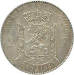 België. Leopold II. 2 Francs 1880 - 50th Anniversary of, Postzegels en Munten