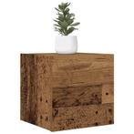 vidaXL Tv-wandmeubelen 2 st 30,5x30x30 cm oud houtkleurig, Verzenden, Nieuw