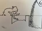 Cavandoli, Osvaldo - 1 Offset Print - La Linea - The grain, Nieuw