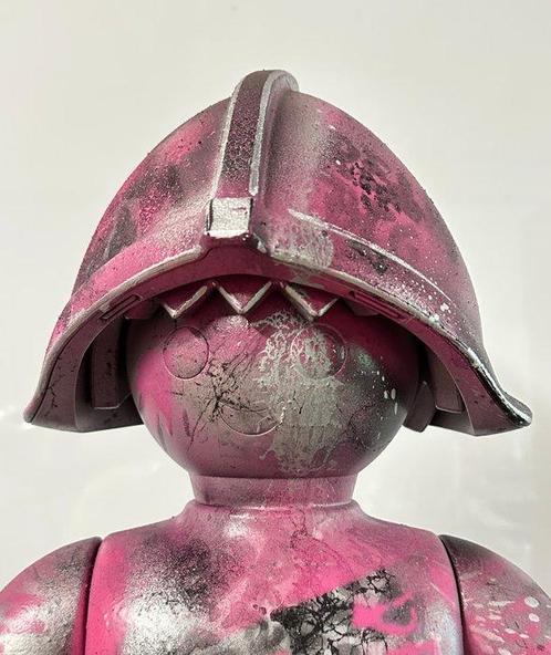 Daluxe Art - 1999 • Playmobil Knight Pop Art – King of, Antiek en Kunst, Kunst | Designobjecten