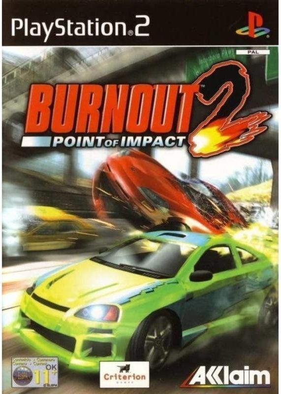 Burnout 2 Point of Impact (PS2 Games), Games en Spelcomputers, Games | Sony PlayStation 2, Zo goed als nieuw, Ophalen of Verzenden