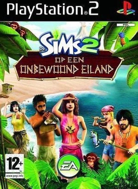 De Sims 2 op een Onbewoond Eiland (PS2 Games), Games en Spelcomputers, Games | Sony PlayStation 2, Zo goed als nieuw, Ophalen of Verzenden