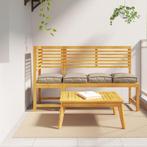 vidaXL Zitkussens voor Pallets 4 stuks Taupe 40x40x8 cm, Huis en Inrichting, Verzenden, Nieuw