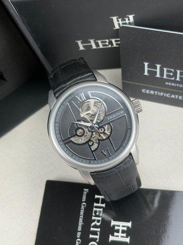 Heritor - Automatic Sanford Semi-Skeleton - Black - Zonder
