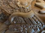 Handgesneden traditionele Balinees Barong-masker - Hout -, Antiquités & Art