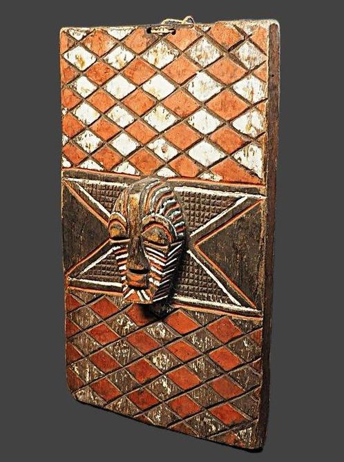 Paneel masker. - Kalengula. - Songye - DR Congo, Antiek en Kunst, Kunst | Niet-Westerse kunst
