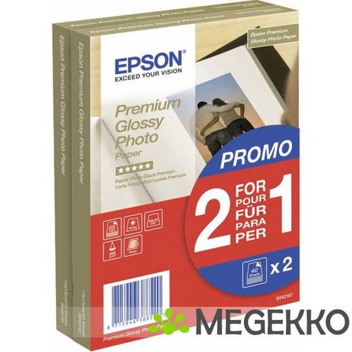 Epson S042167 Premium glanzend fotopapier 10x15cm - 80 vel -, Computers en Software, Overige Computers en Software, Nieuw, Verzenden