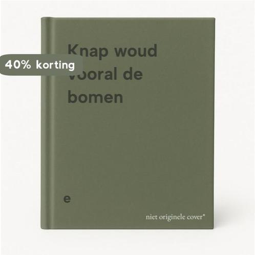 Knap woud vooral de bomen 9789050670425 e, Boeken, Romans, Gelezen, Verzenden