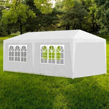 vidaXL Partytent 3x6 m wit beschikbaar voor biedingen