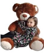 Gigantische grote teddybeer - 75 x 85cm - bruin, Kinderen en Baby's, Speelgoed | Knuffels en Pluche, Ophalen of Verzenden, Nieuw