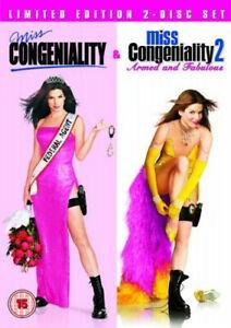 Miss Congeniality 1 and 2 DVD (2005) Sandra Bullock, Petrie, Cd's en Dvd's, Dvd's | Overige Dvd's, Zo goed als nieuw, Verzenden