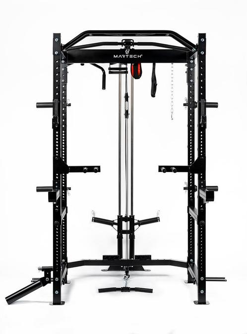 Martech M1 power cage set + alle attachments LAT PUL, Sport en Fitness, Fitnessmaterialen, Nieuw, Verzenden