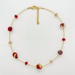 24 karaat - Vetro di Murano, Geel goud - Halsketting - 24 kt