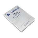 Sony PS2 8MB Memory Card Zilver (PS2 Accessoires), Games en Spelcomputers, Ophalen of Verzenden, Zo goed als nieuw
