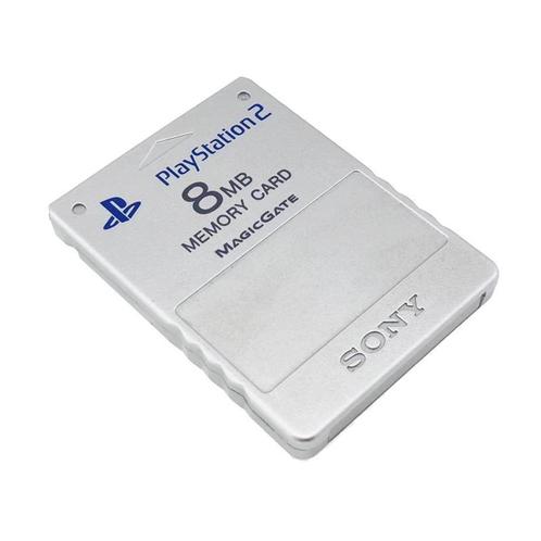 Sony PS2 8MB Memory Card Zilver (PS2 Accessoires), Games en Spelcomputers, Spelcomputers | Sony PlayStation 2, Zo goed als nieuw