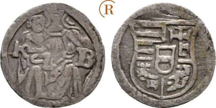Obol Kremnitz o J Kb Ungarn: Ferdinand I, 1521-1564:, Postzegels en Munten, Munten | Europa | Niet-Euromunten, België, Verzenden