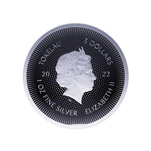 Tokelau. 2 Dollars 5 x 2022 1 oz Tokelau $2 NZD Icons Of, Postzegels en Munten, Edelmetalen en Baren