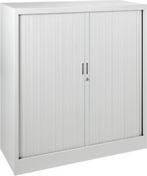 Archiefkast – Roldeurkast - Wit – Met slot - 105x120x45 cm, Verzenden