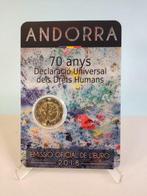 Andorra. 2 Euro 2018 Diritti dellUomo + Costituzione (2, Postzegels en Munten