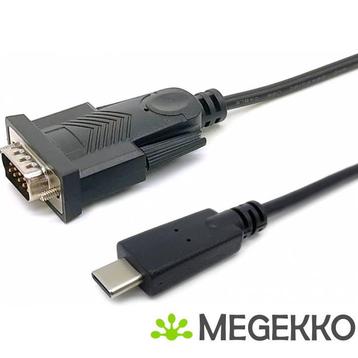 Equip 133392 serile kabel Zwart 1,5 m USB Type-C DB-9, Verzenden