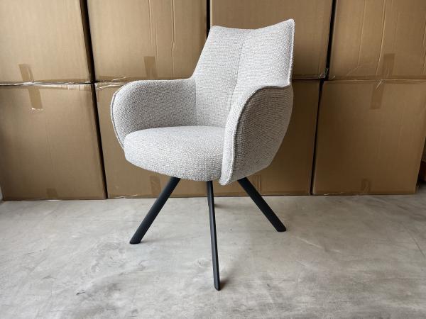 Veiling - Armstoel Omivo (set van 8) Stof - Naturel, Huis en Inrichting, Stoelen