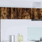 vidaXL Hangkast met opslag Rook Eiken 80 x 31 x 40 cm, Huis en Inrichting, Verzenden, Nieuw