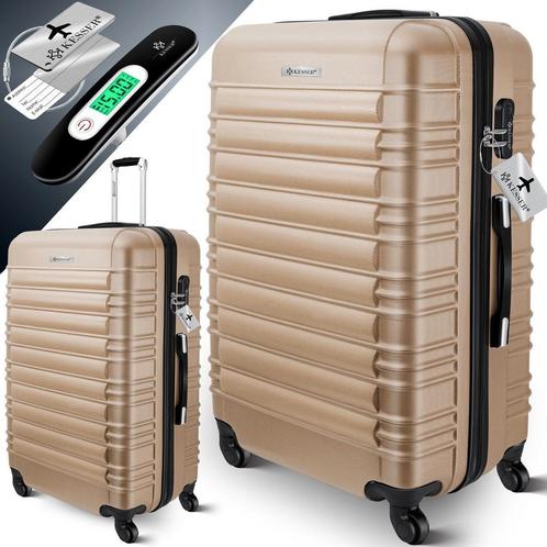 KESSER® 1x Koffer Incl. Bagageweger + Bagagelabel - Reiskoff, Huis en Inrichting, Woonaccessoires | Overige, Verzenden