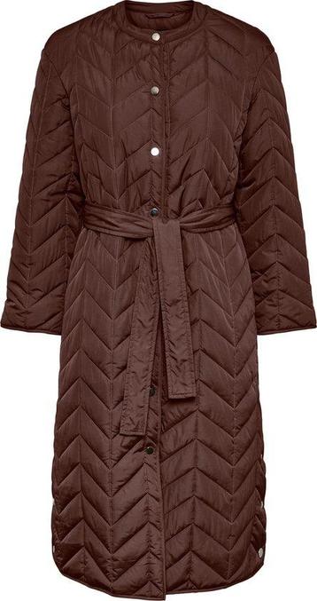 Dames Gequilte jas - Maat M PIECES PCFAWN LONG QUILTED JA...