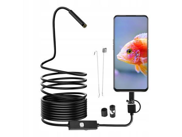 Veiling - Endoscoop camera USB 5 meter waterdicht, Audio, Tv en Foto, Fotografie | Onderwatercamera's