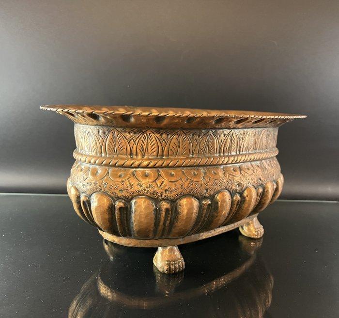 Egidio Casagrande - Jardinière - Cuivre - Maître Artisan, Antiek en Kunst, Curiosa en Brocante