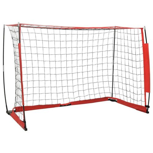 vidaXL Voetbaldoel 184x91x124,5 cm staal, Sport en Fitness, Voetbal, Nieuw, Verzenden