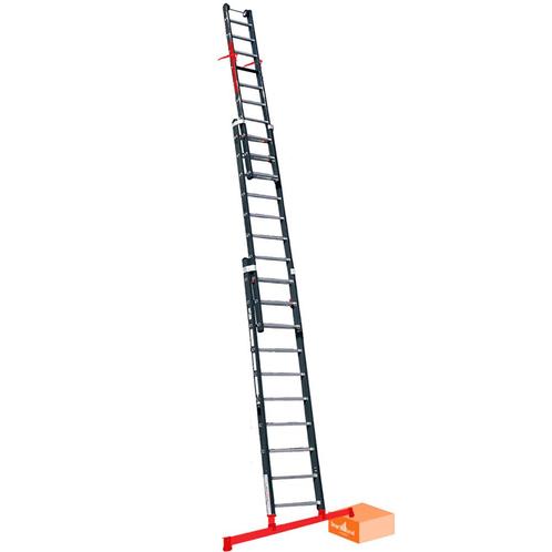 Smart level ladder met Topsafe Systeem 3 Delig, Doe-het-zelf en Bouw, Ladders en Trappen, Verzenden