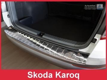 Achterbumperbeschermer | Skoda | Karoq 18-22 5d suv | RVS zi, Verzenden