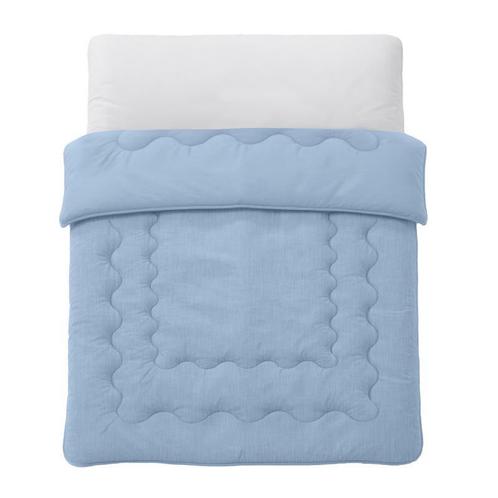 Verkoelend lazy dekbed en dekbedovertrek in één - 200 x 200, Huis en Inrichting, Slaapkamer | Beddengoed, Blauw, Nieuw, Verzenden